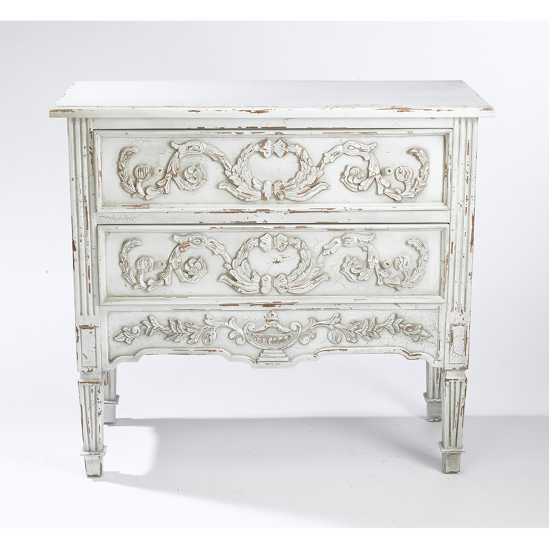 Commode d'appoint 2 tiroirs Samantha