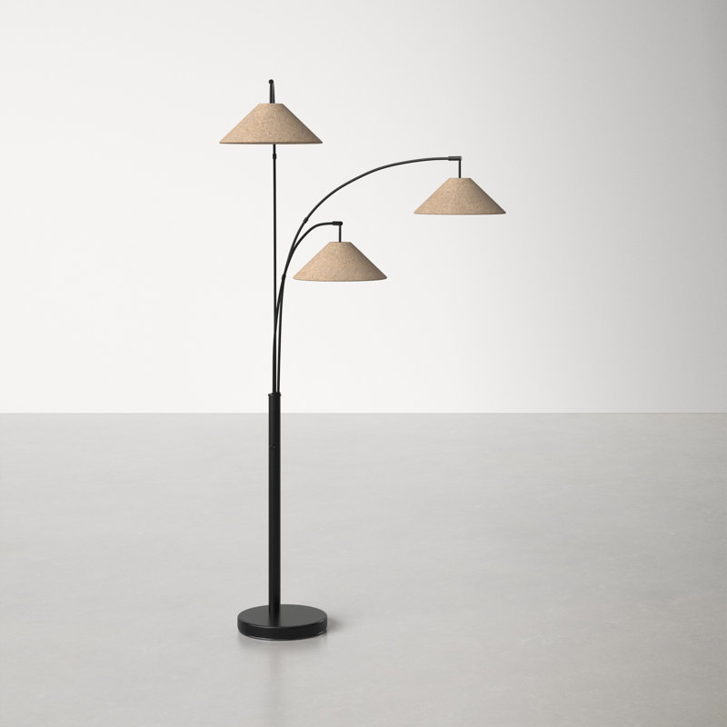 Braxton 86'' Tree Floor Lamp, Light Brown, Dark Bronze