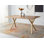 Mango Rectangular Solid Wood Top Dining Table