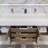 Glasgow 72'' Double Bathroom Vanity with Acrylic Top-38843386