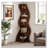69.8"Height 5-Tier Wavy Corner Bookshelf And Plant Stand For Living Room Small Space-1539439977