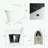 Smart Toilet Bidet Combo with Self-Cleaning Nozzle and Foot sensor Flush