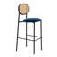 Tabouret de bar moderne en tissu Euston-1884430166-1928241691