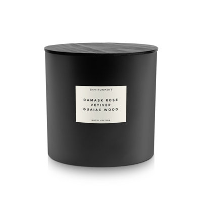 Plant / Floral and Woodsy Jar Candle with Glass Holder