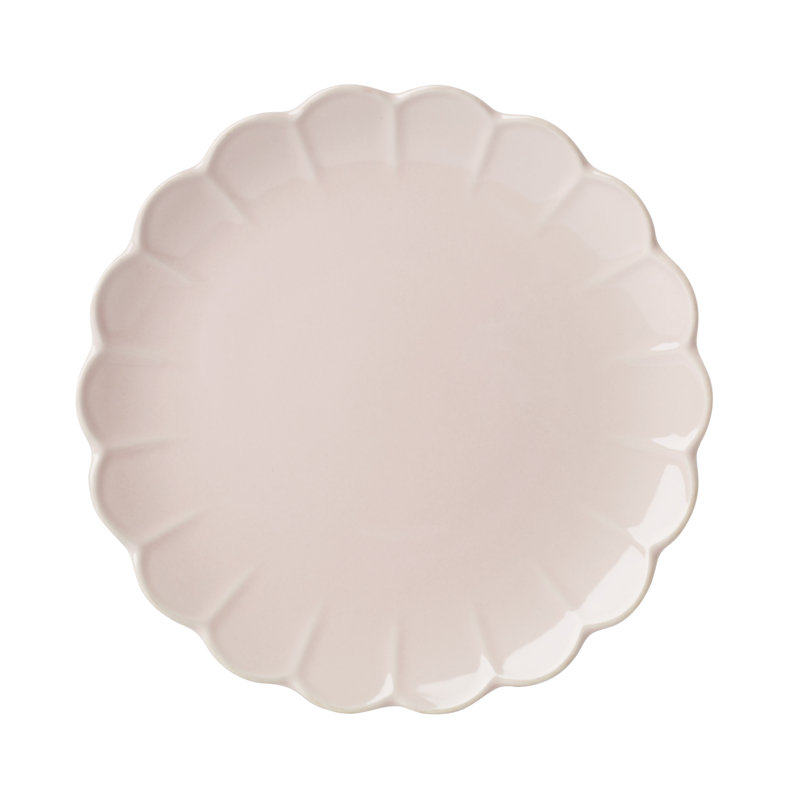 Lenox French Perle Scallop Blush 12-Piece Dinnerware Set