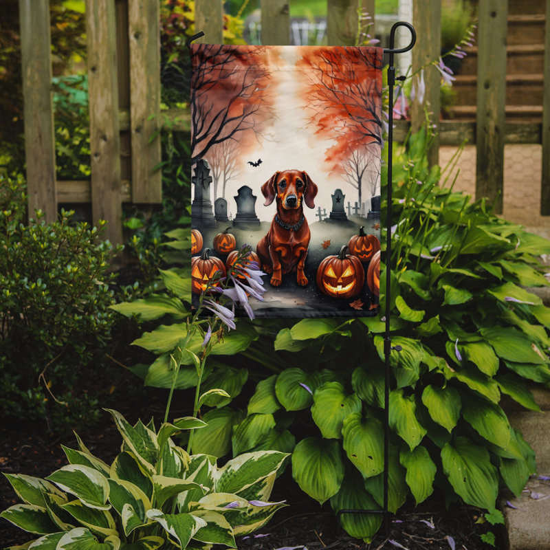 Drapeau de jardin en polyester double face H 15,5 po x l 11,25 po