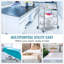 Chariot roulant Lab, chariot en acier inoxydable à 3 tablettes