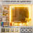 47.2'' Makeup Vanity With Led Mirror and Light