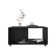 Table basse, 4 roulettes, 1 tablette