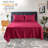 Lux Decor Collection Brushed Microfiber Sheet Set with Fitted Flat Sheets & Pillowcase-29674144-29674148