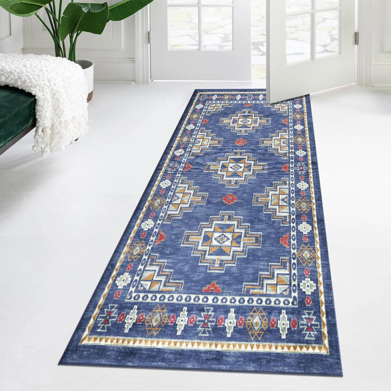 Daisi Persian Shag Area Rug, Rectangle 60cm x 110 cm