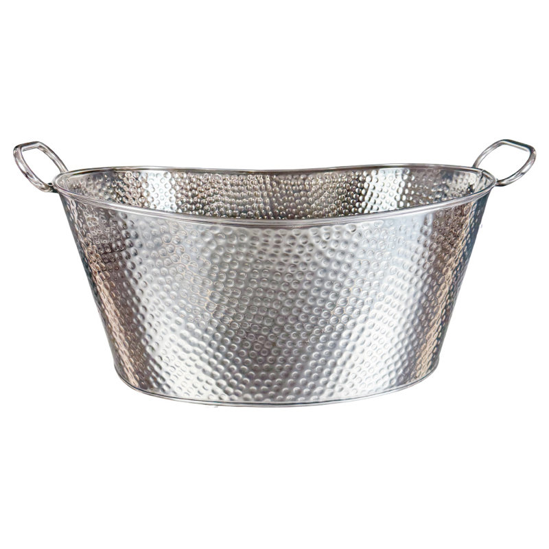 Buckingham Stainless Steel Large Beverage Tub Ice Bucket for Drink Cooler 28 Litres