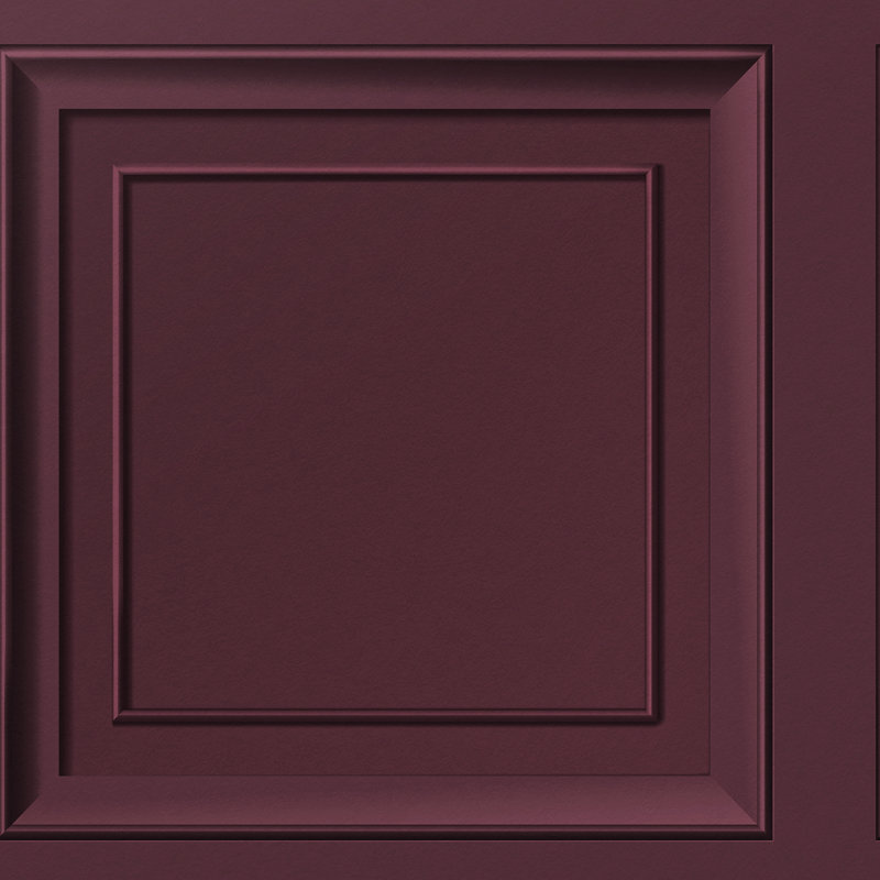 Papier peint carré distinctif Merlot, Rouge