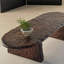 Table basse en bois massif Wabi-sabi