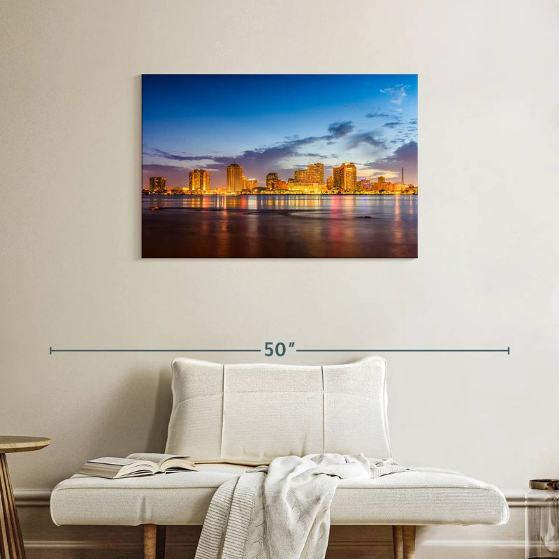 Sirci New Orleans Waterfront, H 24 po x l 36 po