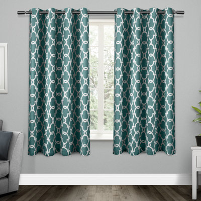 Andish 100% Polyester Room Darkening Curtain Pair