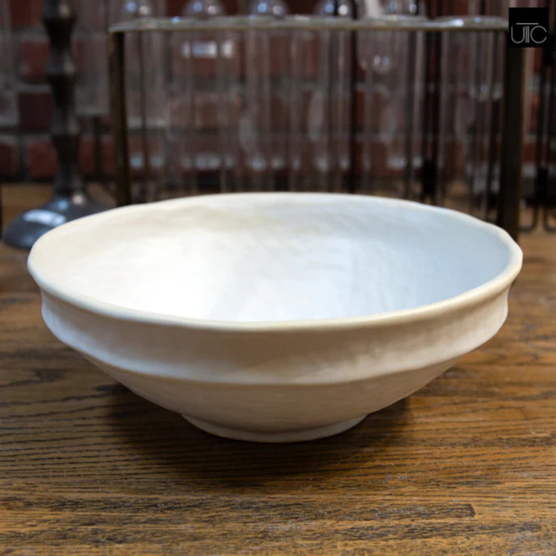 Stoneware Flower Pot White