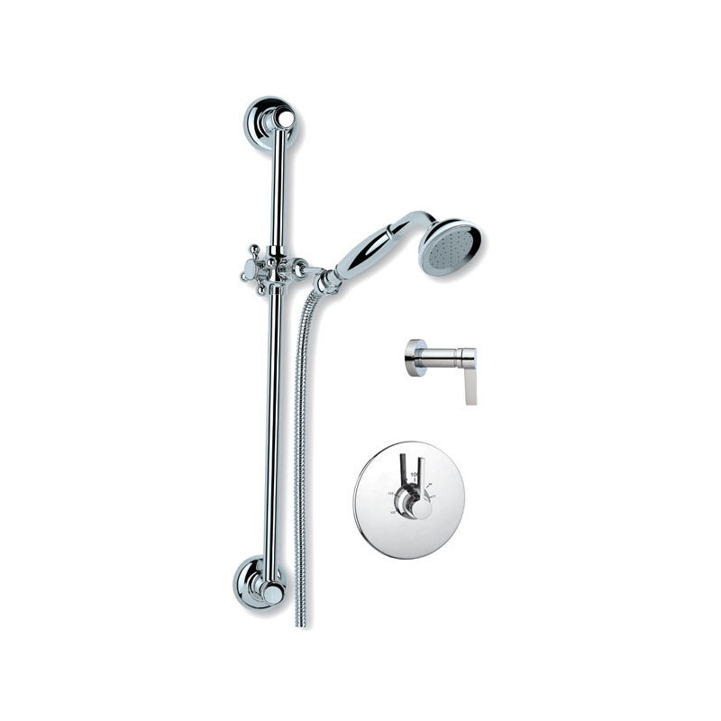 Complete Shower System, Polished Chrome