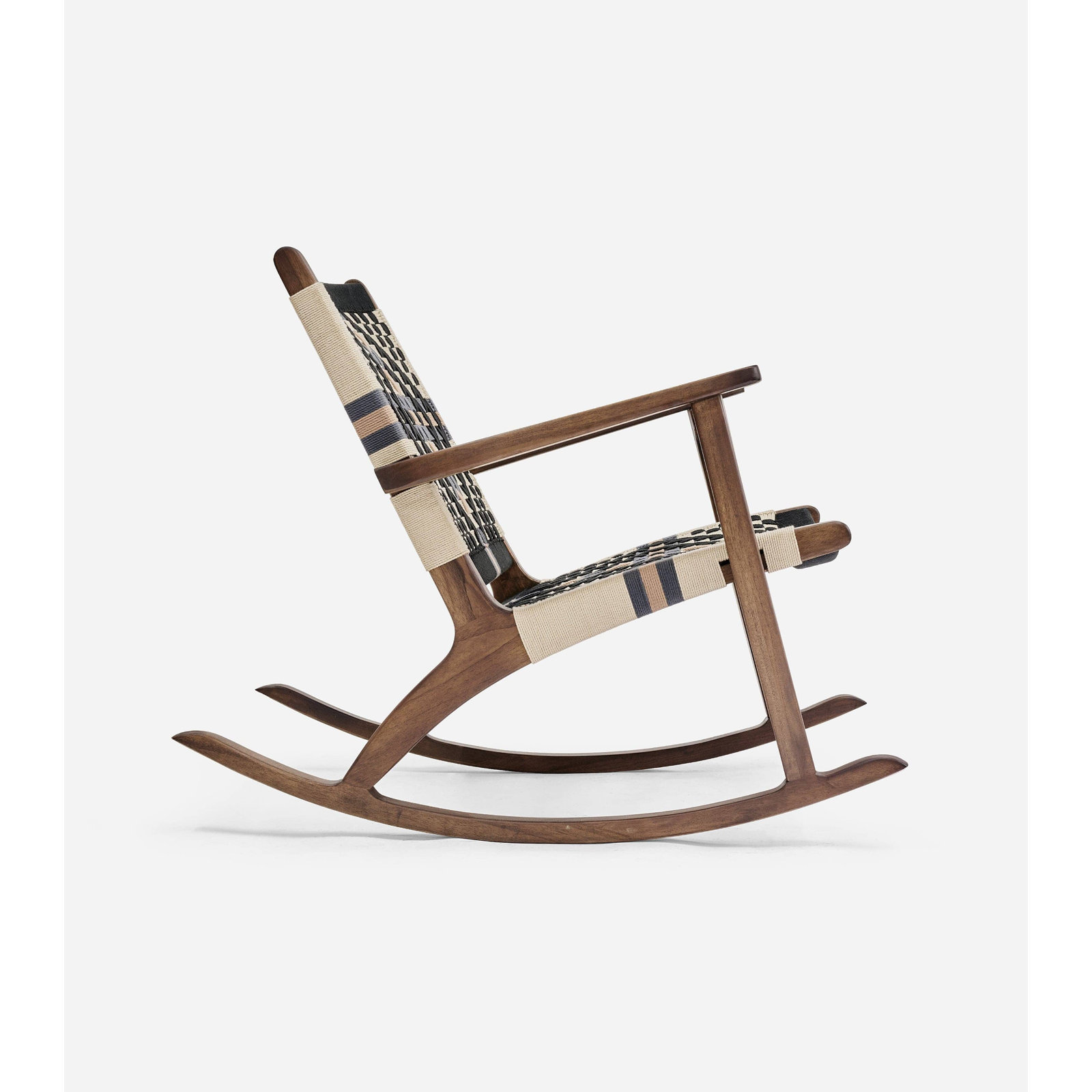 Masaya Rocking Chair, Colonial, Walnut