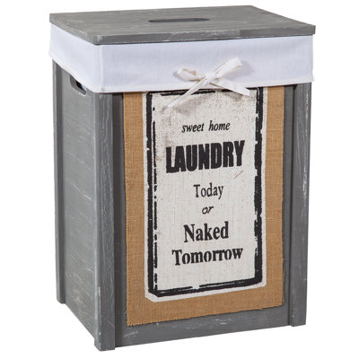 Wood Laundry Set with Handles