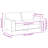 78'' Faux Leather Sofa-78501403