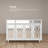 Amiee 55.1'' Wide 3 Drawer Mirrored Door Sideboard-56780552