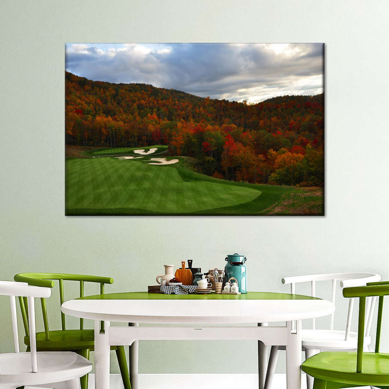 «Autumn Golf Course» sur impression sur toile, H 8 po x l 12 po x P 1 po