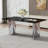 Maghan Metal Base Dining Table-1206840310-1206840297-1206840311