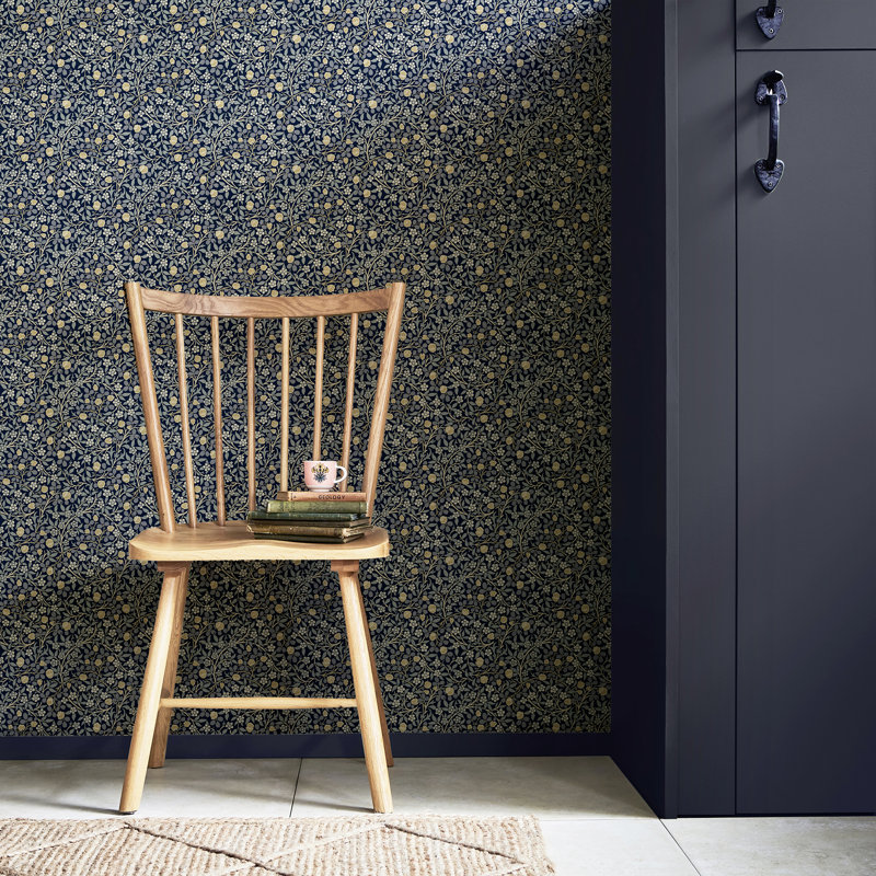 William Morris Clover Spring Garden Wallpaper, Blue