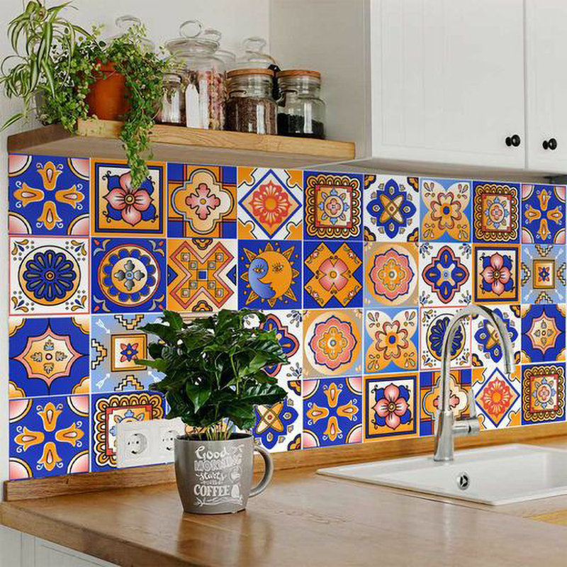Carreau de mosaïque en vinyle auto-adhésif l 12 po x L 12 po