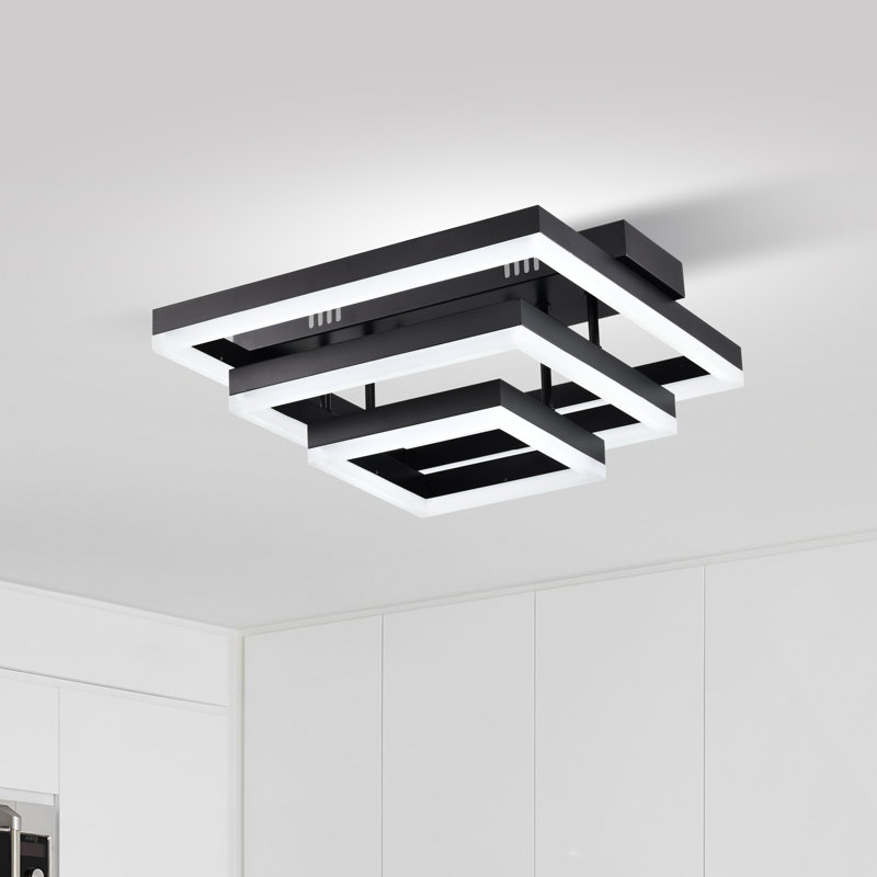 Azeldien Acrylic LED Flush Mount