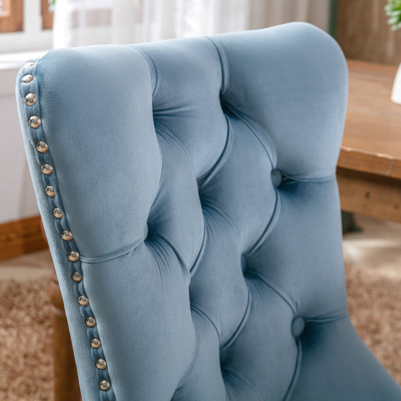Linen Upholstered Side Chair