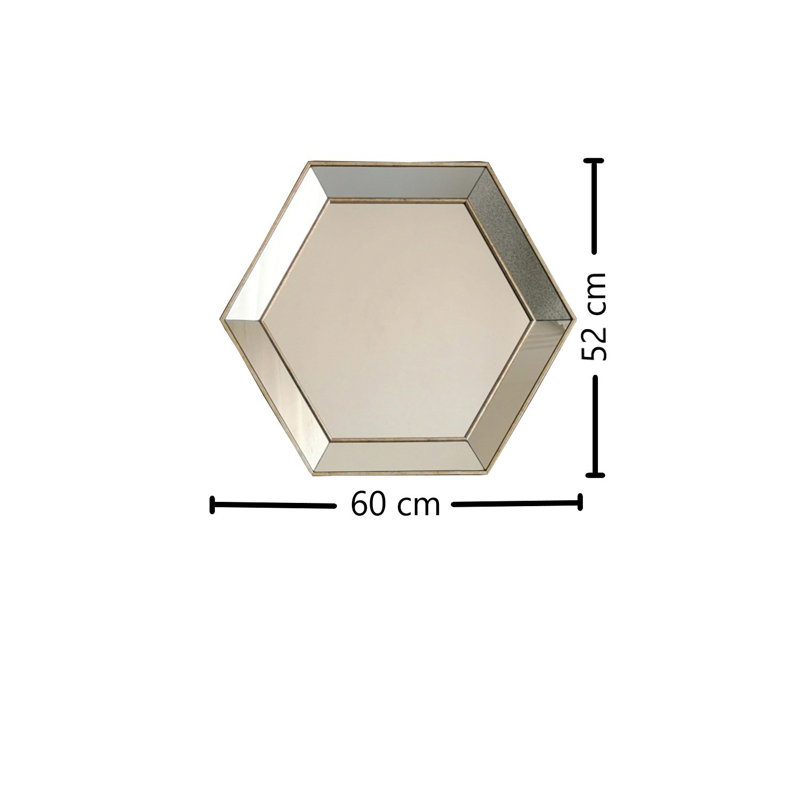 Miroir Walton, H 23,62 po x l 20,47 po, Naturel