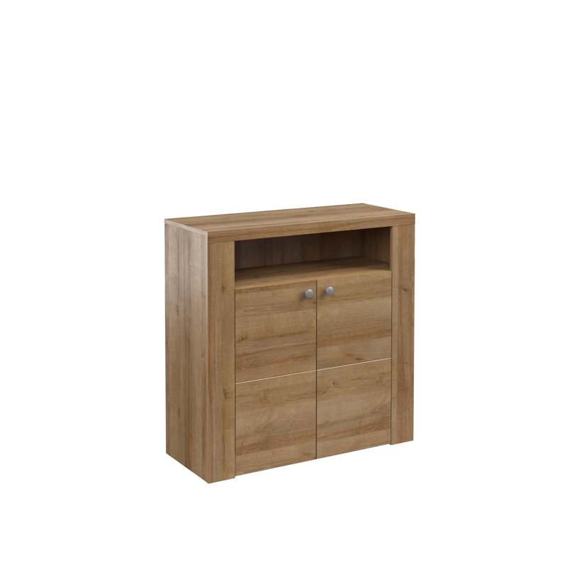 Joppatowne 12 Pair Shoe Storage Cabinet, Brown