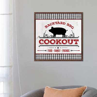 Backyard BBQ Cookout by Mollie B. - Print on Canvas