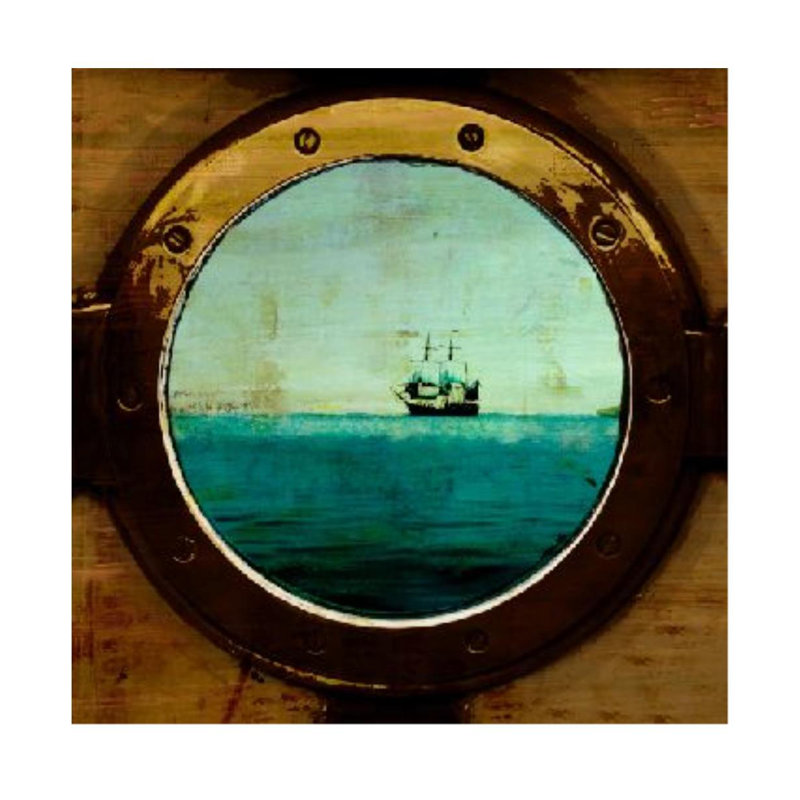 Finestra Sul Mare I par Chelsea Art Studio - impression, Extérieur, H 30 po x l 30 po x 1,5 po
