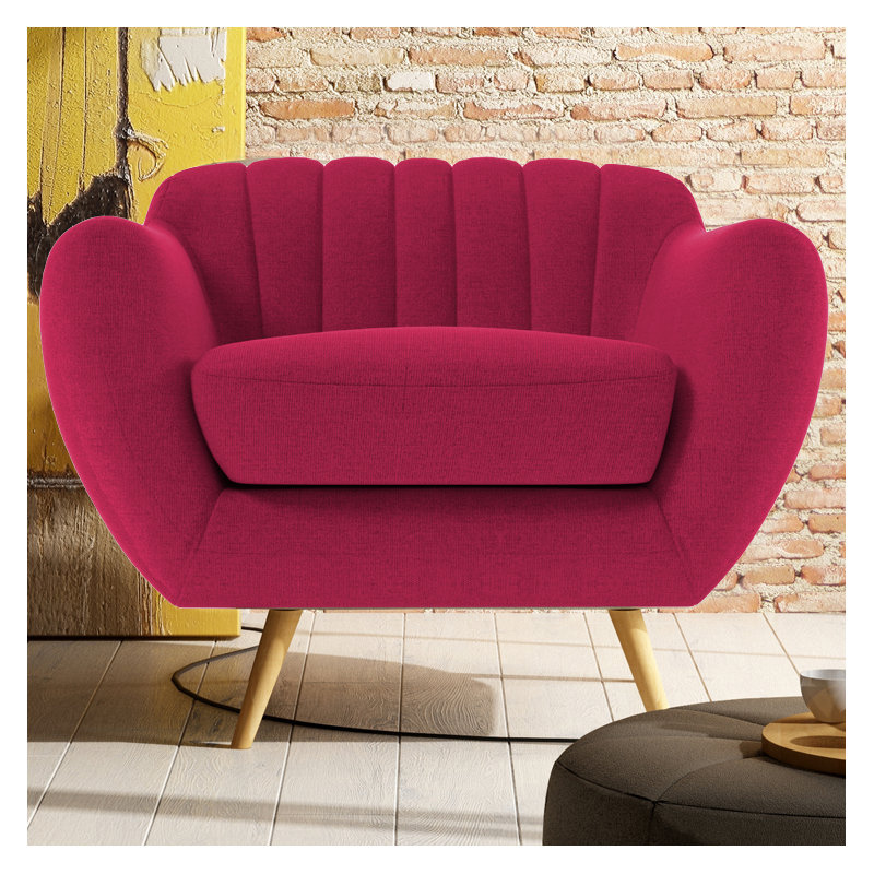 Katharine Upholstered Armchair, Ibiza Pink