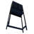 Toilet storage rack, independent bathroom, laundry room, space saving,Black