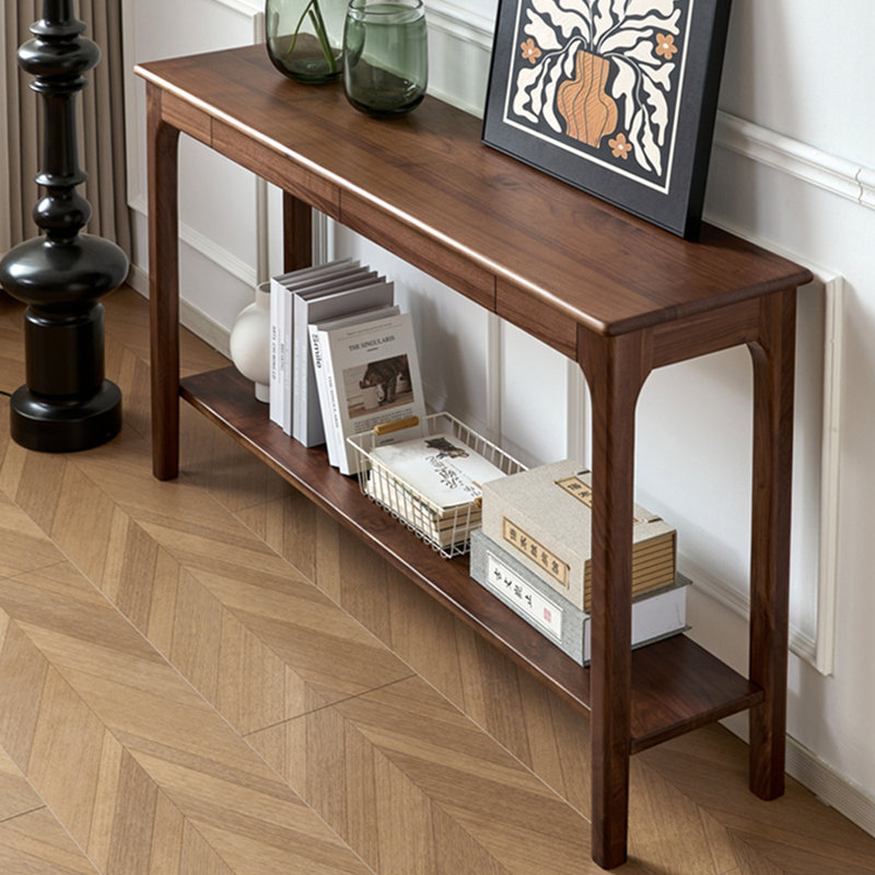 Console rétro de style champêtre, H 31,5 po x l 54,3 po x P 13,8 po