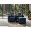 Canapé 52 po avec coussins et repose-pieds en chenille 52 po-132896304-132896306