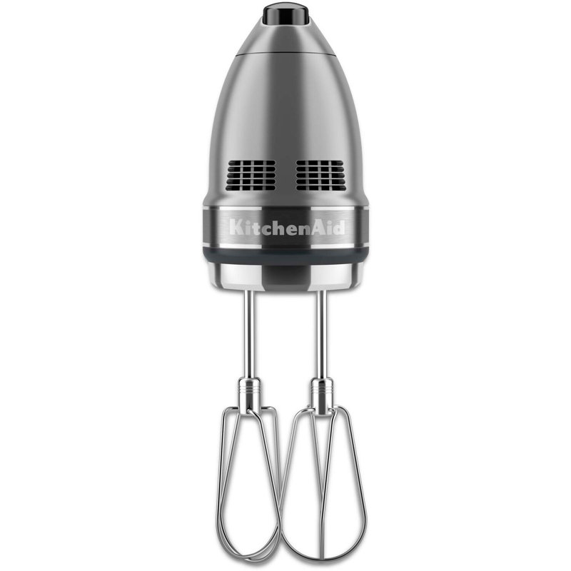 Batteur à main à 7 vitesses avec batteurs turbo Kitchenaid, Contour argenté