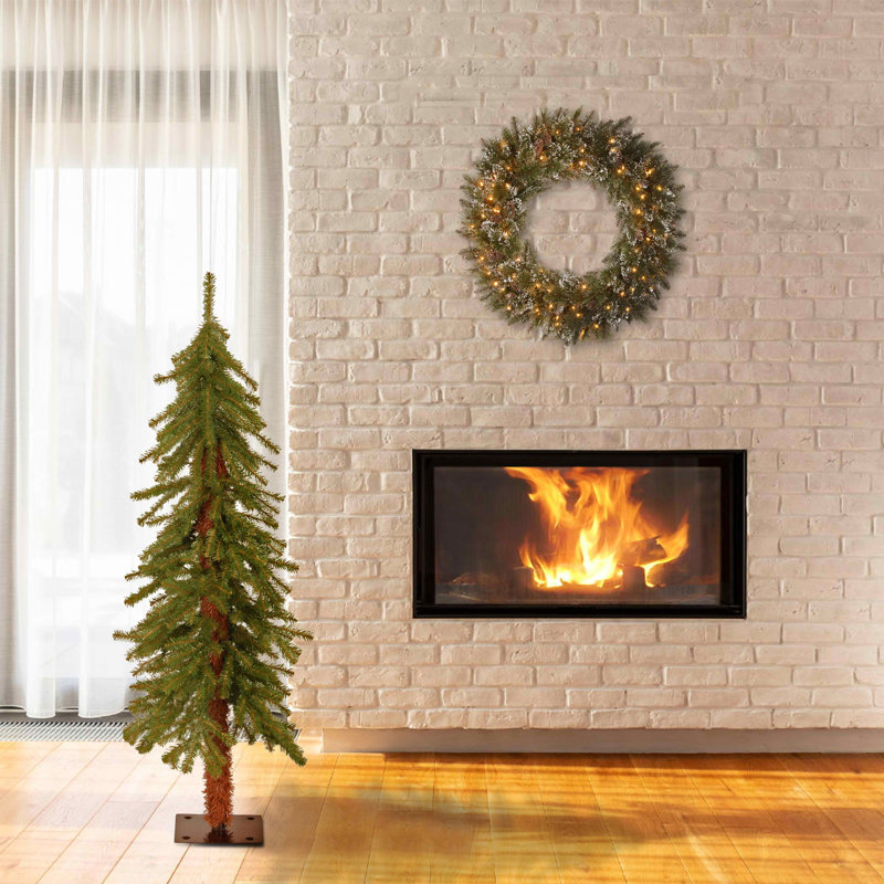 Arbre de Noël en cèdre artificiel, 4 pi, Illuminée