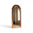 French retro home solid wood floor-length mirror and full-length mirror-1687244452