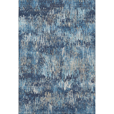 Premium Machine Washable Kumbhar AMF1377 Stripes Rug