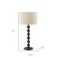 Lampe de table en bois massif Levy-87384474