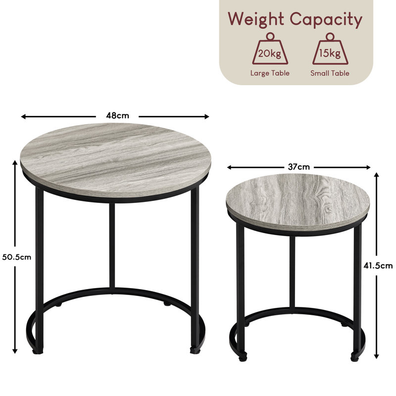 Adalisse Pedestal, Grey