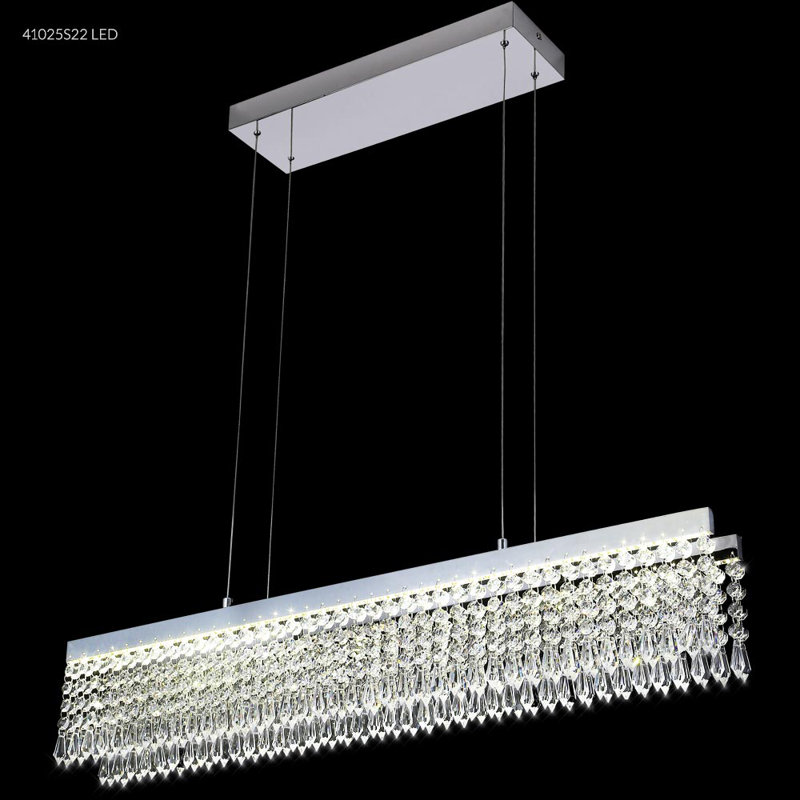 Luminaire suspendu 1 lumière Galaxy, Strass Swarovski