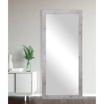 Lodhi Wood Flat Mirror