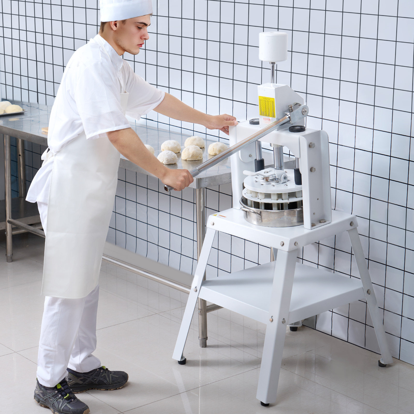 Stellweilan Tessberg Manual Dough Divider 10PCS Hand Press Dough