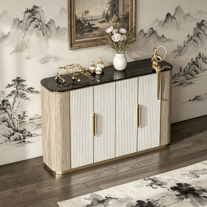 Buffet Modern, H 33,46 po x l 55,12 po x P 15,75 po, Cream